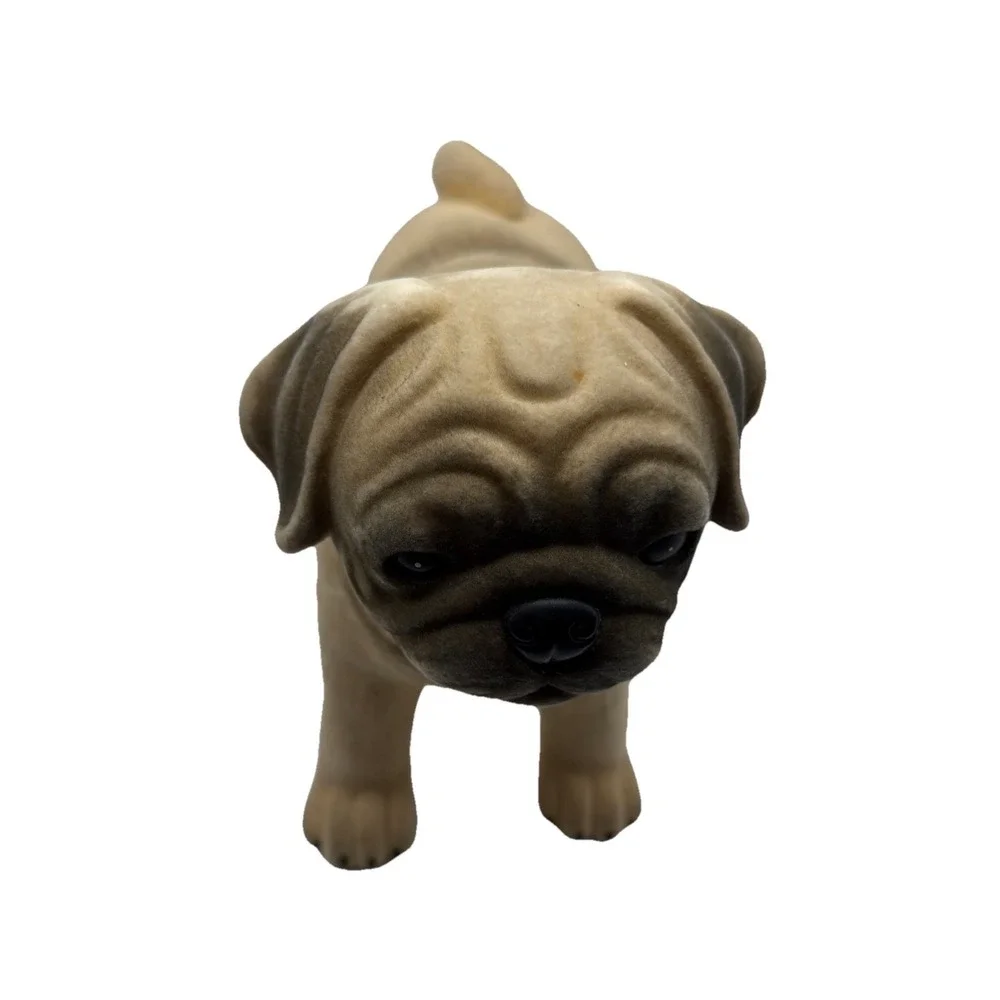 Realistic Pug Dog Statue Sculpture Unbranded